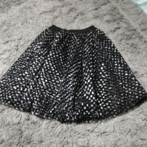 Child Silver Star Glitter Tulle Tutu